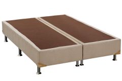 Cama Box Base Universal Suede Clean - Ortobom - Cama Box Queen Size - 1,58x1,98x0,20 - Sem Colchão 