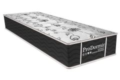 Colchão Molas Prolastic Sleep Black - Probel - Colchão Solteiro - 0,88x1,88x0,22 - Sem Cama Box