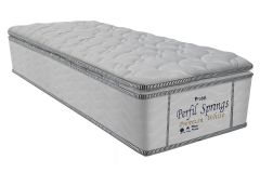 Colchão Molas Ensacadas MasterPocket Perfil Springs Premium Pillow Top White - Probel - Colchão Solteiro - 0,88x1,88x0,32 - Sem Cama Box