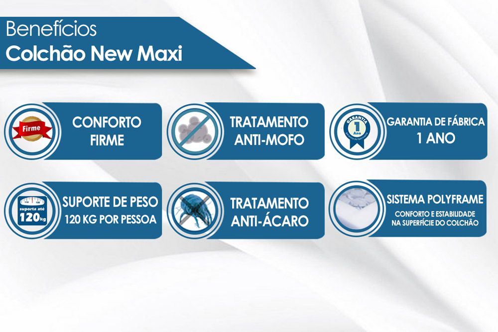 Conjunto Box - Colchão Luckspuma Molas Ensacadas MasterPocket New Maxi + Cama Box Universal Nobuck Cinza