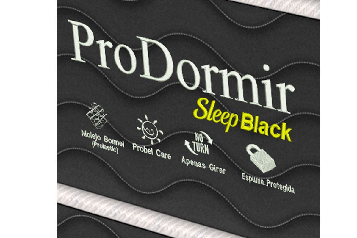 Cama Box: Colchão Molas Bonnel Probel Prolastic ProDormir Sleep + Base CRC Courano White