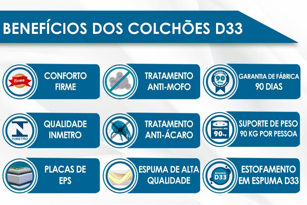 Cama Box: Colchão Anatômico Probel D33/EP Guarda Costas Próintense + Base CRC Suede Brown